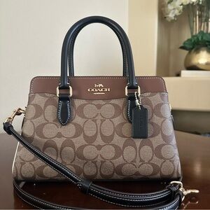 New Coach  Darcie Carryall Bag In Colorblock Signature Canvas